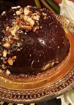 Una foto de Tarta Mousse de Pan con Chocolate