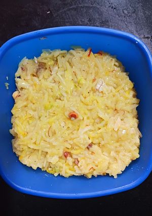 A picture of Mitthi Bhaat.