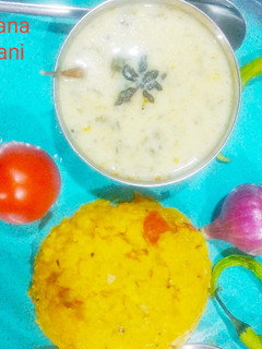 વઘારેલી ખીચડી અને કઢી (Vaghareli Khichdi Kadhi Recipe In Gujarati) રેસીપી મુખ્ય ફોટો