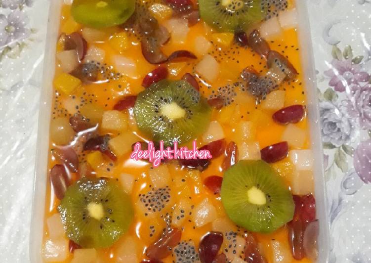 Resep masakan Puding Sutra Buah | Resep Bumbu Puding Sutra Buah Yang Sempurna