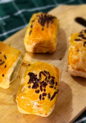 Foto resep Bolen pisang coklat tanpa korsvet
