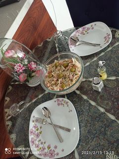 عکسی از دستور سالاد ماکارانی