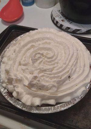 A picture of Chocolate-Covered Cherry Pie.