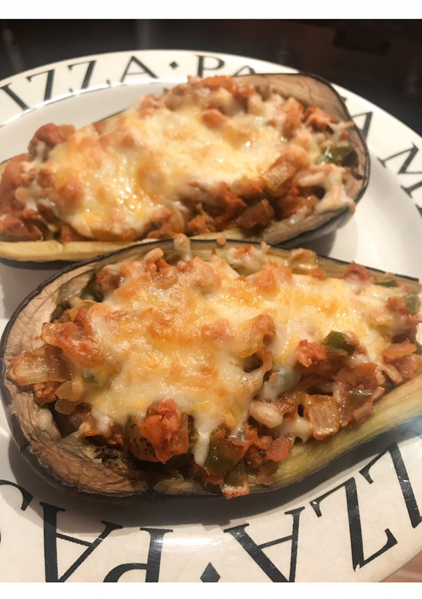 Una foto de Berenjenas rellenas de atún