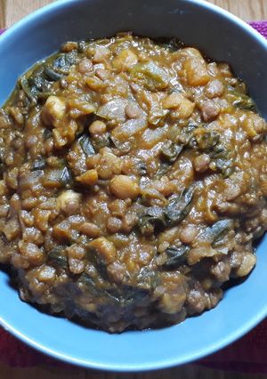 A picture of Slow Cooker  "leftover" Dahl.