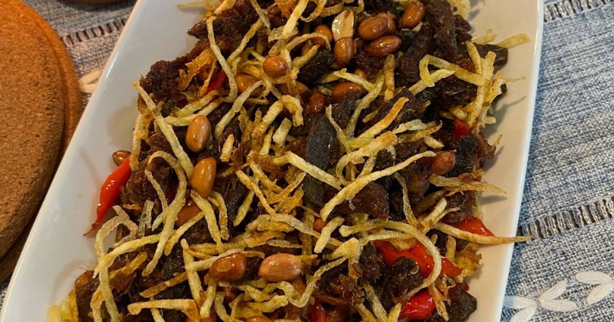 Resep Sambal Goreng Daging &amp Hati Gabah Paling Praktis dan Simple