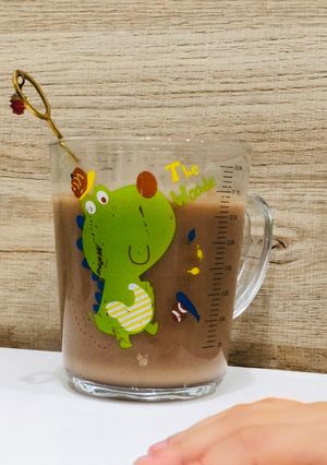 Hình của món Sữa ngũ cốc vị choco bánh quy.