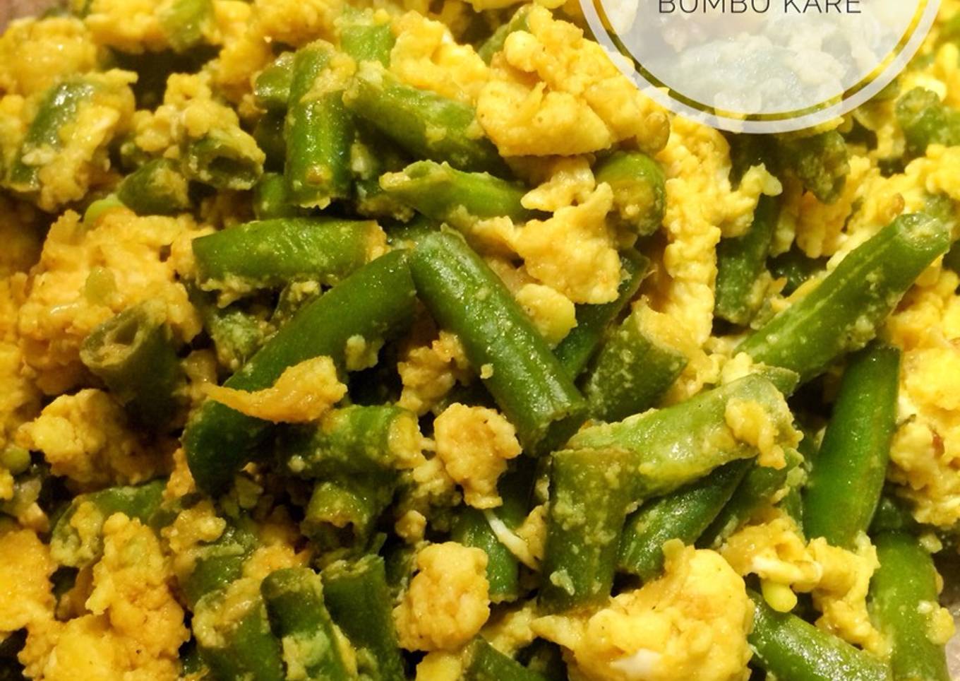 Orak Arik Buncis Bumbu Kare