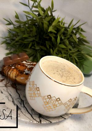صورة لوصفة كابتشينو 🖤☕️