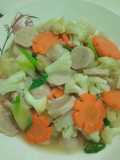 Capcay Sayur dan Baso