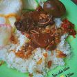 Nasi uduk betawi wangi (rice cooker)