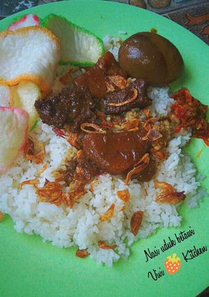 Foto resep Nasi uduk betawi wangi (rice cooker)