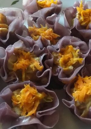 Foto resep Siomay jamur ubi ungu