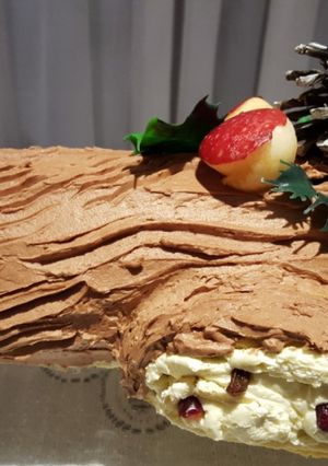 Una foto de Buche de Noel o Tronco Noel