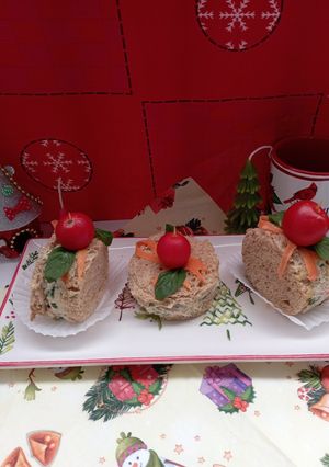 O poză a rețetei Sandwich-ul lui Moș Crăciun.