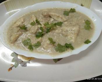 Unique Recipe Paneer In White Gravy Curry Most Delicious