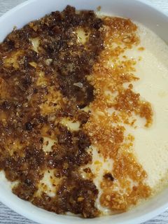 A picture of Steamed egg pudding.