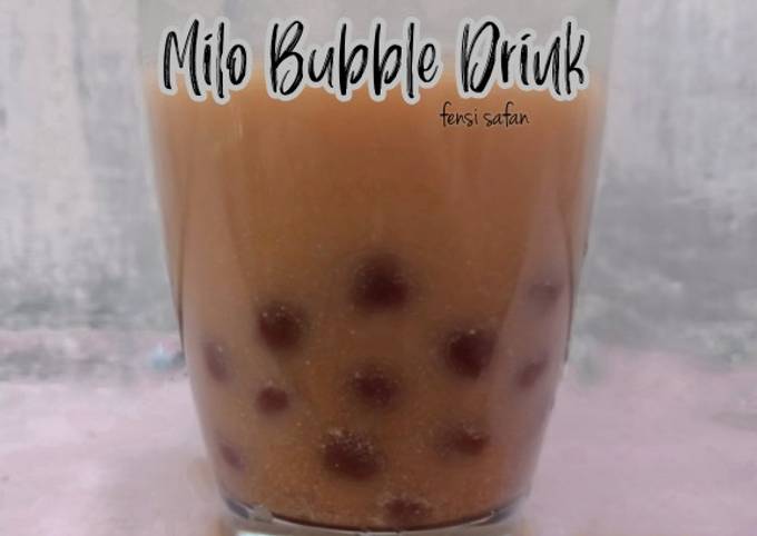 Resep Milo Bubble Drink oleh Fensi Safan Cookpad