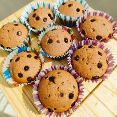 A picture of Chocolate Cup Cake 🧁🧁🧁.
