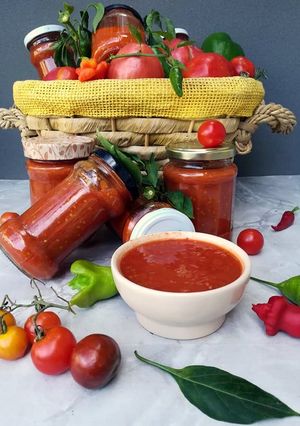 Foto de Molho de Tomate, em conserva!
