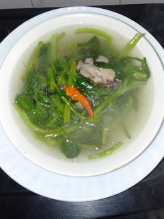 Foto resep Bening kangkung / sayur sego menir