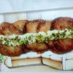 A picture of Malpura with rabri.
