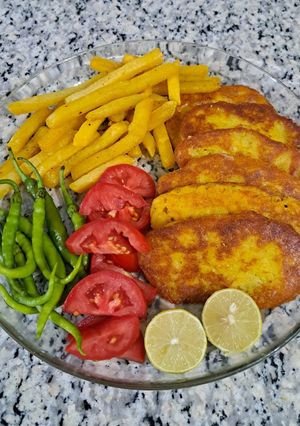 عکسی از دستور کوکو سیب زمینی