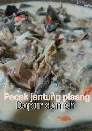 Foto resep Pecak Jantung pisang Dapur Danish