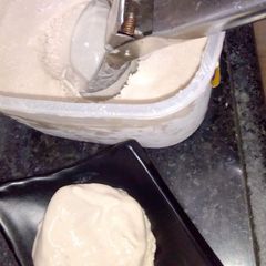 A picture of Parle g biscuit banana ice cream.
