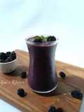 Blackberry Banana Smoothies