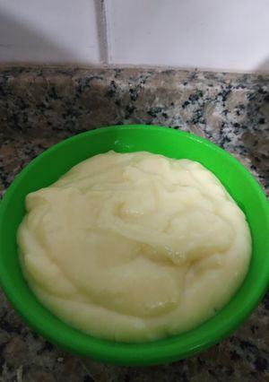 Una foto de Crema pastelera fácil microondas