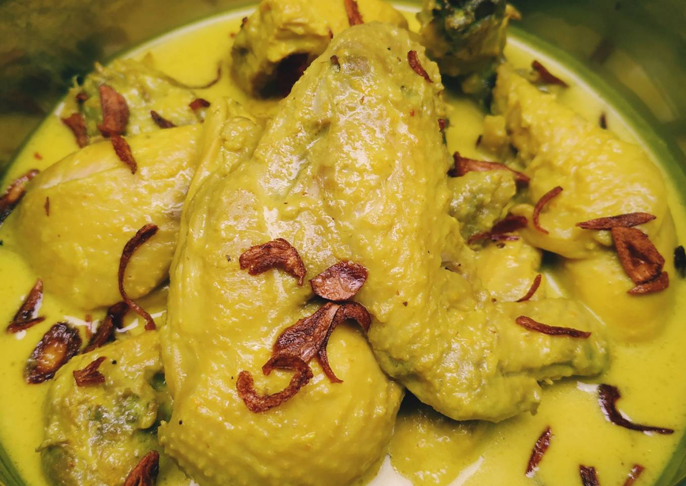 Opor Ayam Kuning (Pakai Kunyit Bakar)