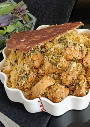 عکسی از دستور پلو ریحون ۲
