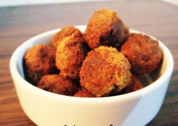 Steps to Make Any-night-of-the-week Falafel/ Chickpea fritters