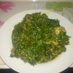 A picture of Affang soup.