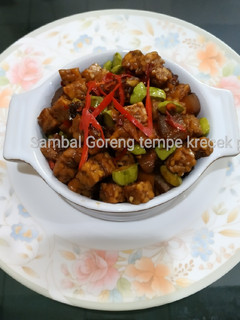 Foto resep Sambal Goreng tempe krecek pete
