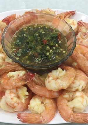 Foto resep Udang Rebus Mentega + Cocolan ala Thailand
