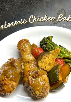 意大利黑醋烤雞腿 Balsamic Chicken Bake 的食譜成品照片