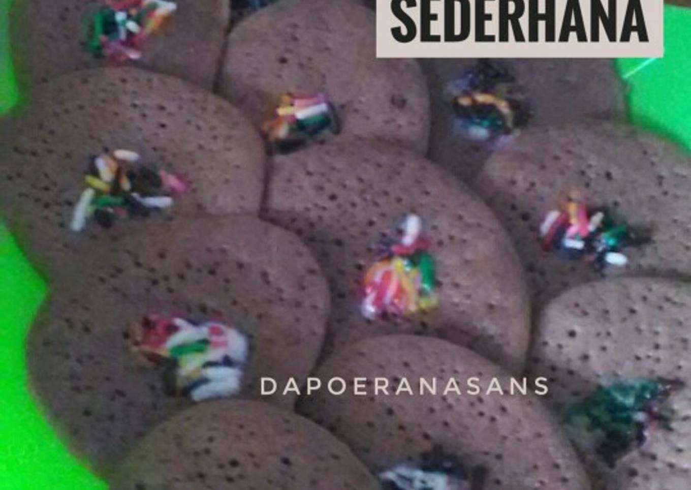 Kue Cubit Coklat Sederhana pake teflon