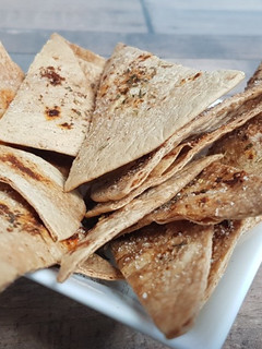Una foto de Triángulos de maíz o trigo saludables