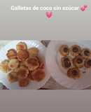 Galletas de coco y avena sin azúcar