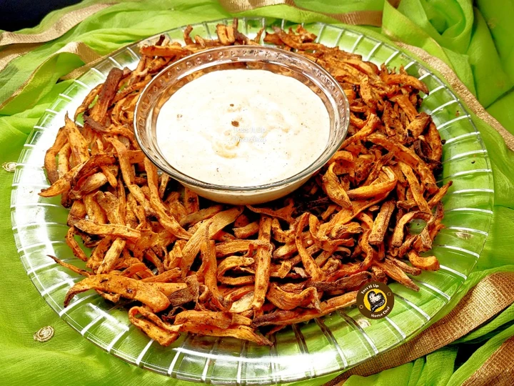 Recipe Sweet Potato French Fries In Airfryer With Cheesy Dip the  Makes Drooling Perfect