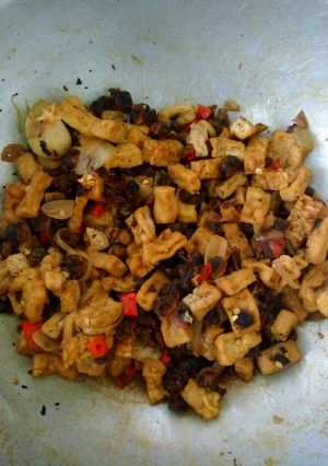 Foto resep Tumis kerang tahu tempe pedas
