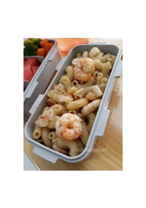 Foto resep Shrimp Macaroni Aglio Olio