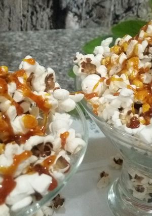 صورة لوصفة الذرة المكرملة بنكهة البرتقال