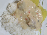 Pollo con champiñones