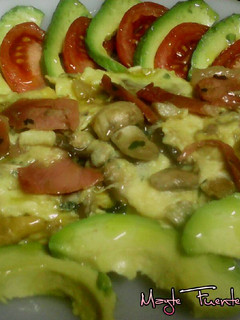 Una foto de Tortilla francesa con champiñón y jamón ibérico