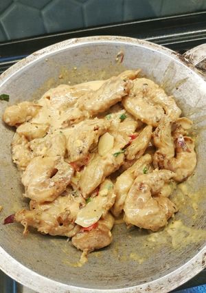 Foto resep Udang Telor Asin Yummy 😋