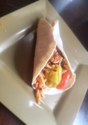 A picture of Surprise Spaghetti Wrap.