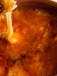 Una foto de Queso provolone al microondas